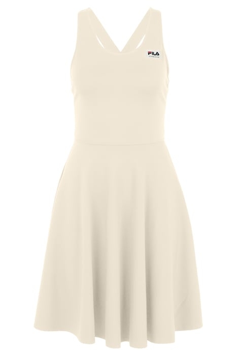 TELDAU SKATER DRESS ANTIQUE WHITE 1