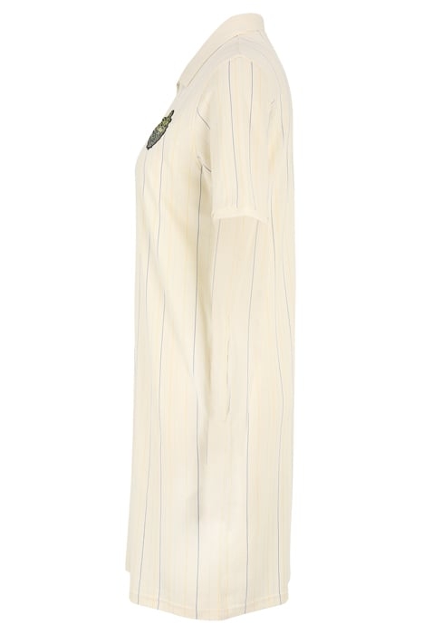 TREPLIN STRIPED POLO DRESS ANTIQUE WHITE/MULTICOLOR IRREGULA 3