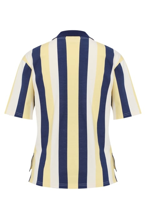 THEMAR STRIPED POLO SHIRT PALE BANANA BOLD STRIPED 2
