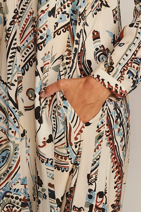 DRESS WITH V-OPENING MULTI 7