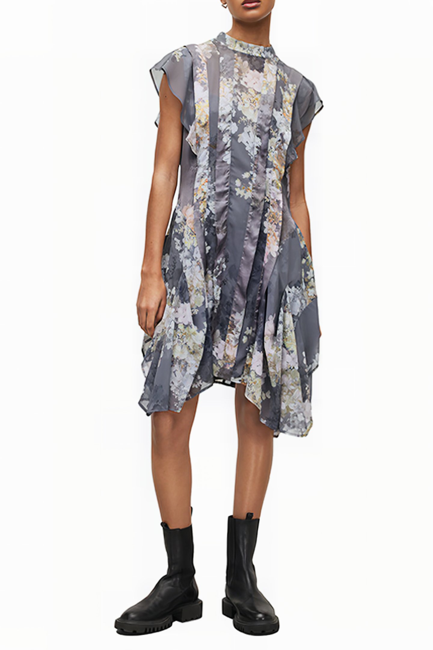 FLEUR VENETIA DRESS CONCRETE GREY 3