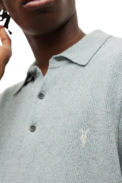 BRICE SS POLO DENIM BLUE MARL 7