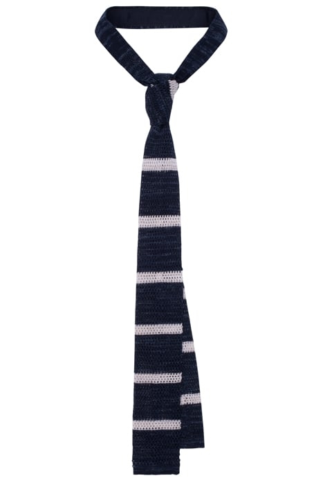 NAVY KNITTED TIE 1