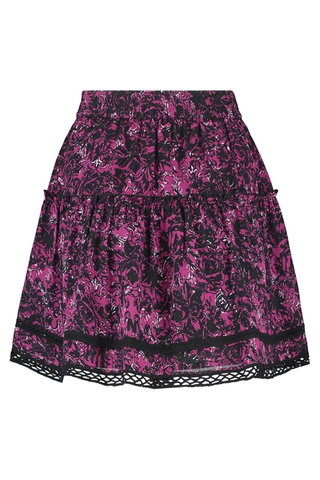 VIRGY SKIRT BLACK/MAGENTA 2