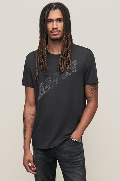 SS CREW TEE - BAD COMPANY LOGO BLACK 1