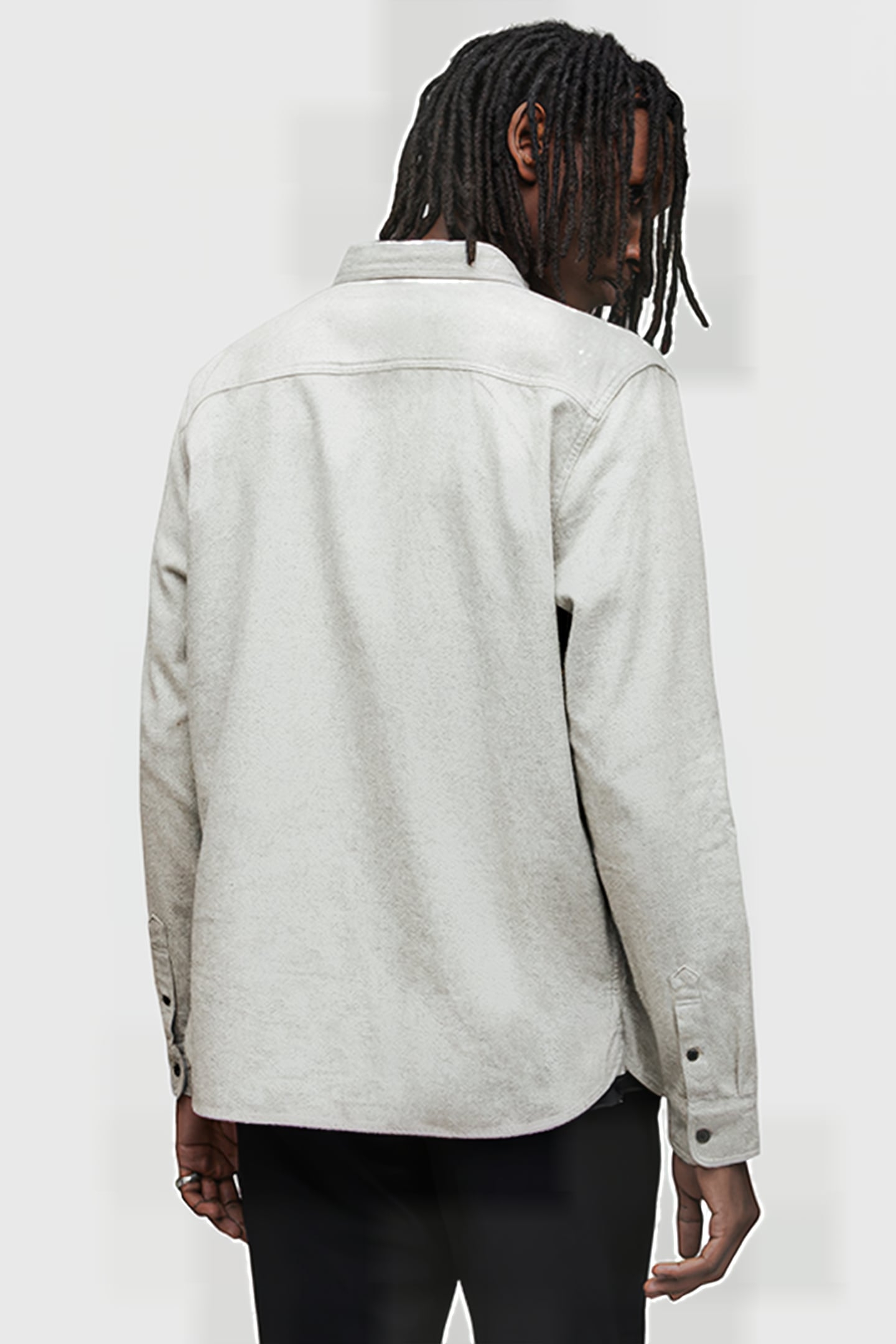 ARDEN LS SHIRT GREY MARL 2