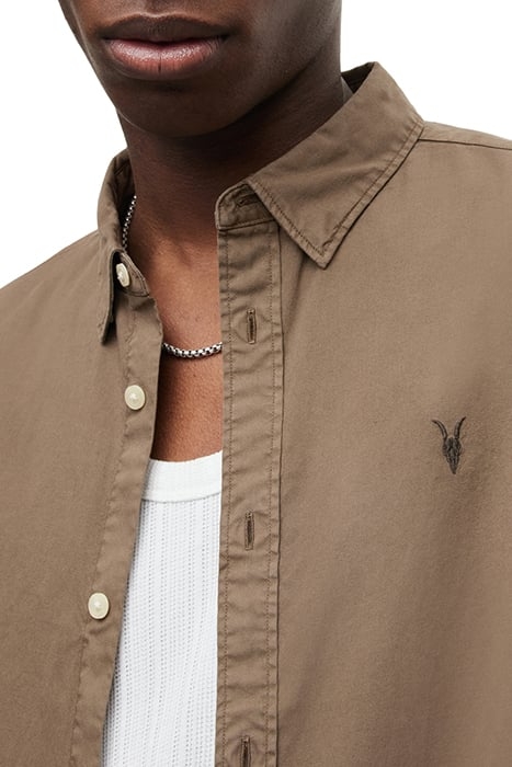 HAWTHORNE LS SHIRT WOOD BROWN 4