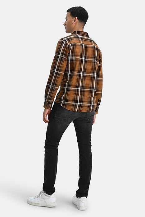 MA-SBSTRIPED CHECK SLS CAMEL 4