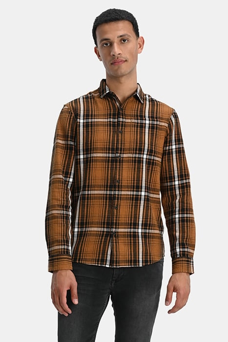 MA-SBSTRIPED CHECK SLS CAMEL 2