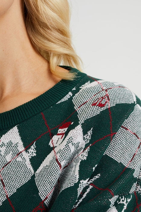 KNITTED PULLOVER GREEN 6