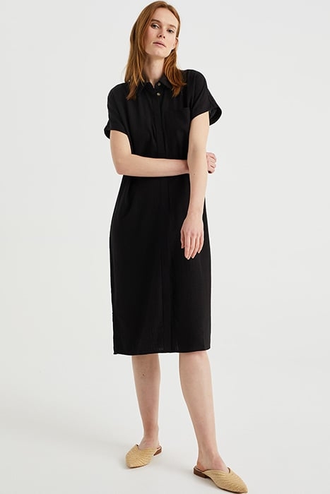 DRESS MID LENGTH BLACK 2