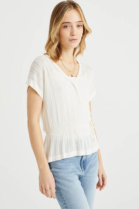 KNITTED PULLOVER WHITE 2