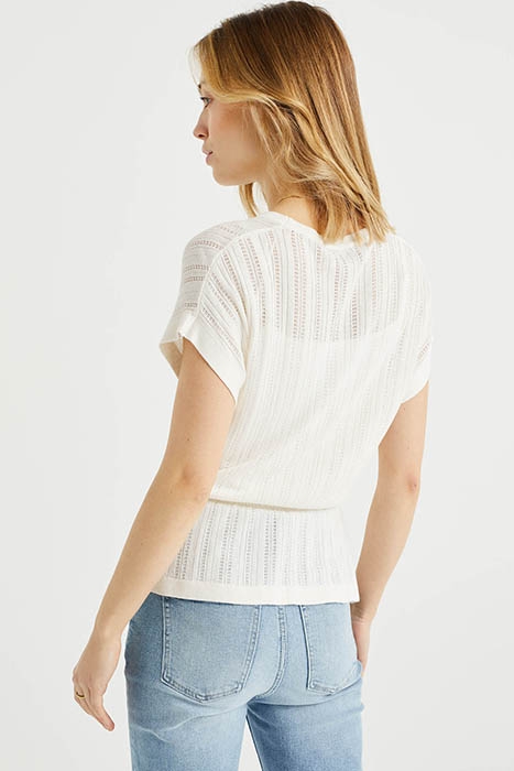 KNITTED PULLOVER WHITE 3