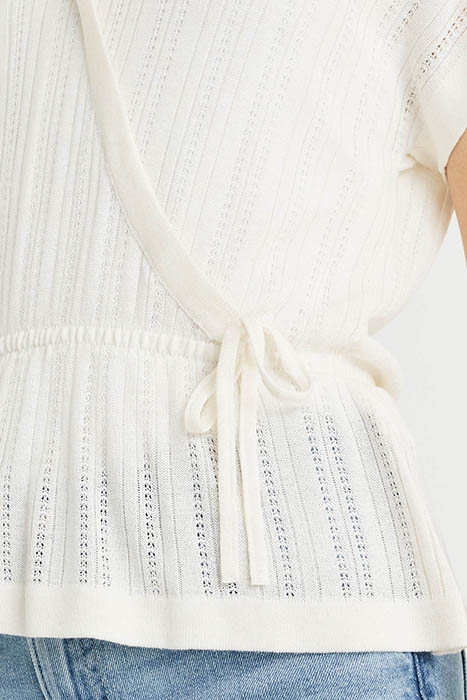 KNITTED PULLOVER WHITE 5