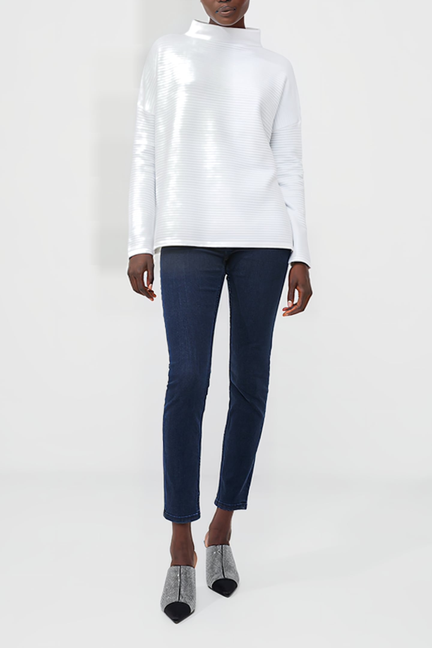 BABYSOFT LENA LS HIGH NK JUMPR WINTER WHITE 2