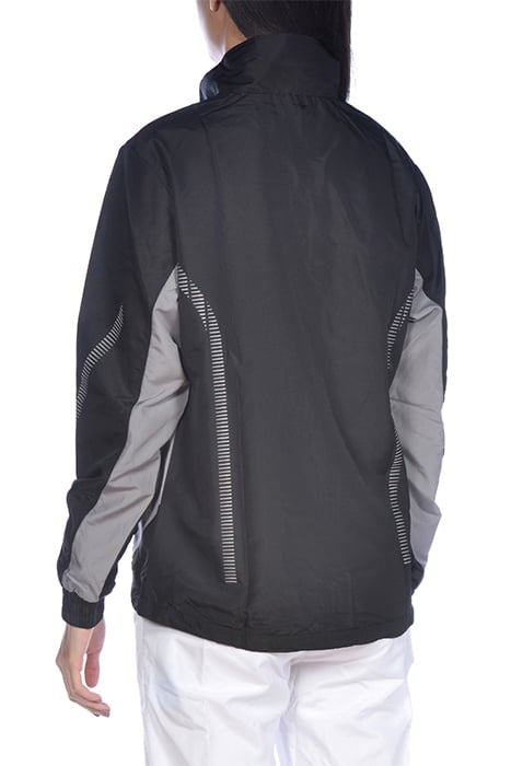 TL WARM UP JACKET BLACK GREY 3