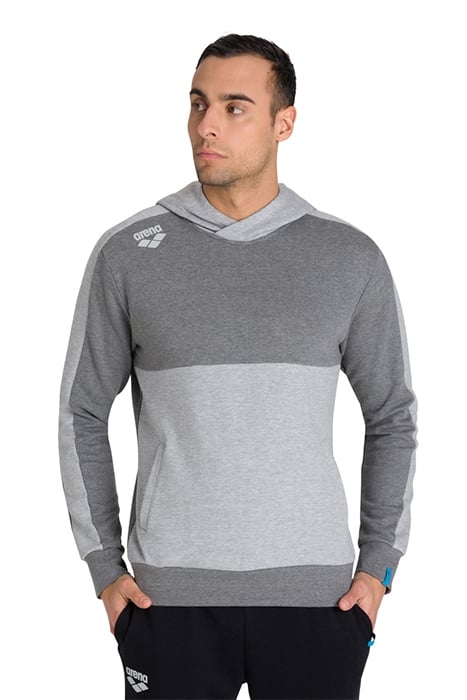 TE HOODED SWEAT MEDIUM GREY MELANGE DARK G 2