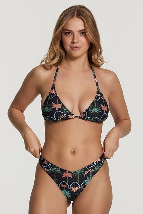 LIZ BIKINI SET JAIPUR PALM BLACK BLACK 2