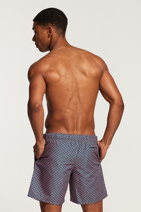 SWIM SHORT HAMMAM MICRO PEACH DEEP LAGOON BLUE DEEP LAGOON B 3