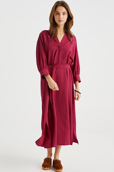 DRESS MID LENGTH FUCHSIA 2