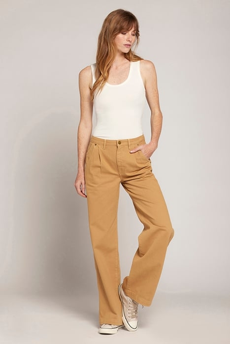 THE POSTMAN WIDE LEG CARAMEL 4