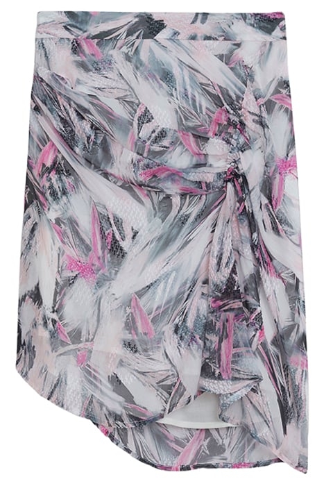 PASCOT MINI SKIRT IN GREY/ECRU/PINK SKIRT 5