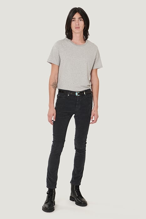 PIOTRE SLIM IN DARK GREY DENIM 1