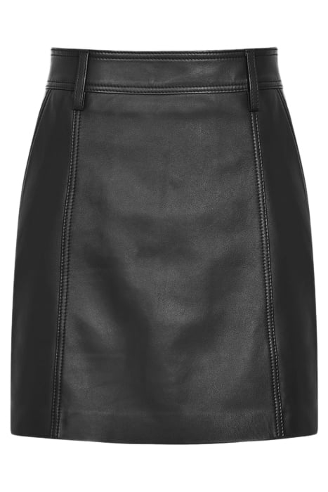 ELIZA LEATHER SKIRT BLACK 6