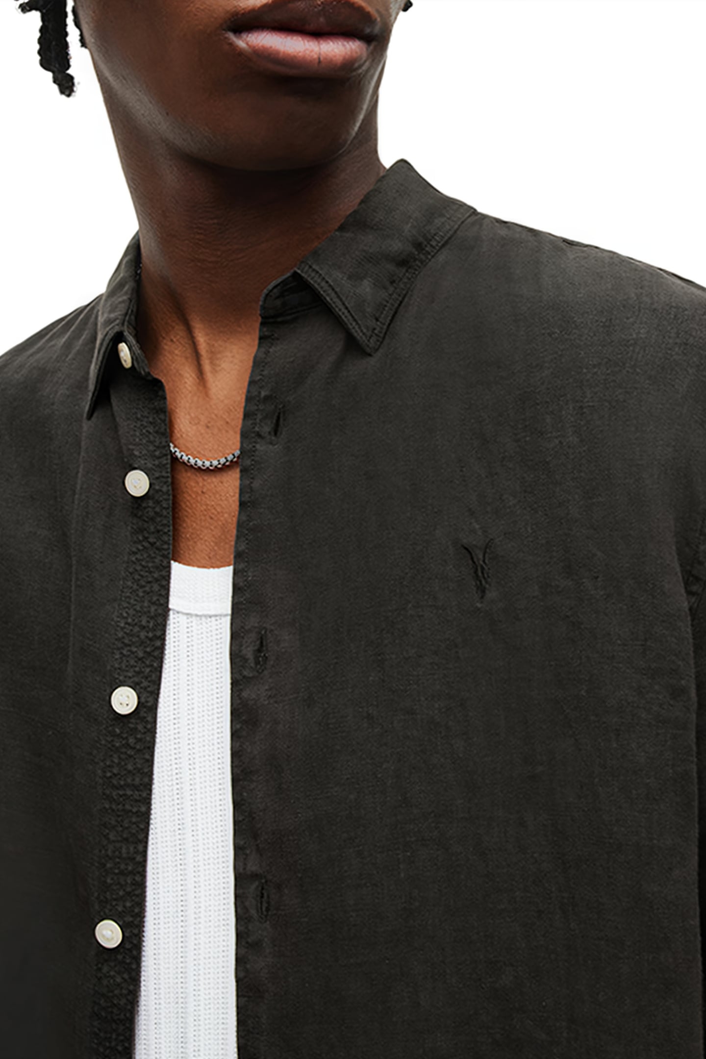 CYPRESS LS SHIRT WASHED BLACK 5