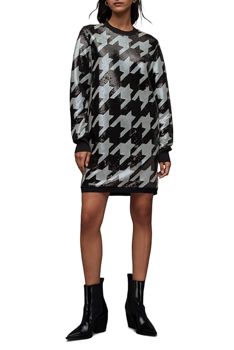 JUELA TONI DRESS BLACK/WHITE 3