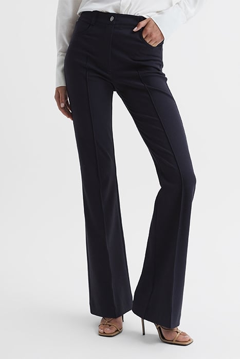 FLO WIDE-LEG & FLARED PANTS NAVY 1