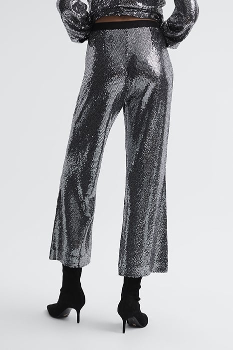 VALERIA WIDE-LEG & FLARED PANTS SILVER 2