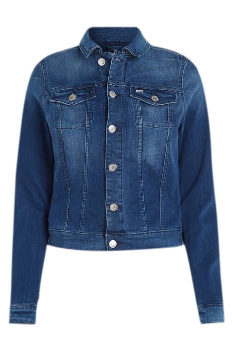 VIVIANNE SLIM FIT DENIM JACKET MID BLUE 5