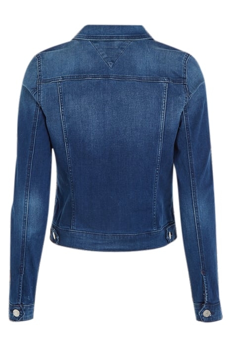 VIVIANNE SLIM FIT DENIM JACKET MID BLUE 6