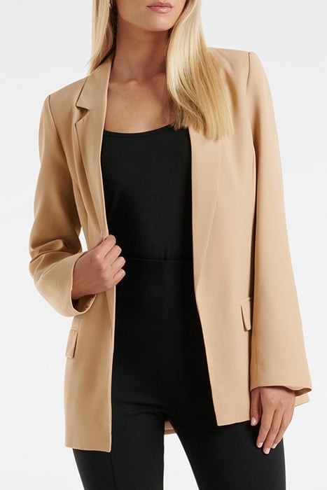 BELLA BOYFRIEND BLAZER CAMEL 1