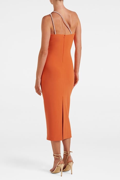 JASMINE TEARDROP BODYCON MIDI GERBERA 2