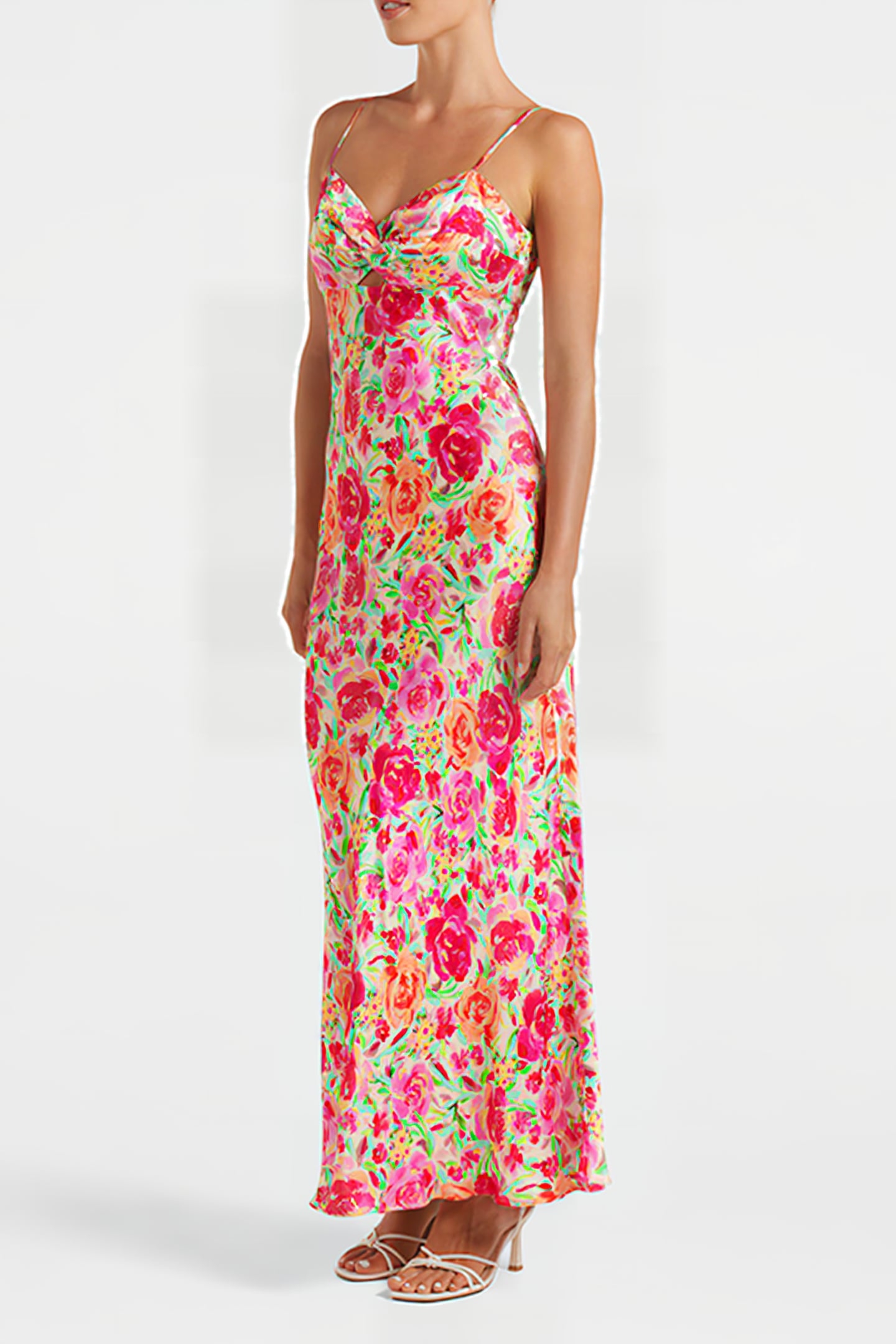 LESLIE BUSTIER SLIP DRESS ROZALIA FLORAL 3