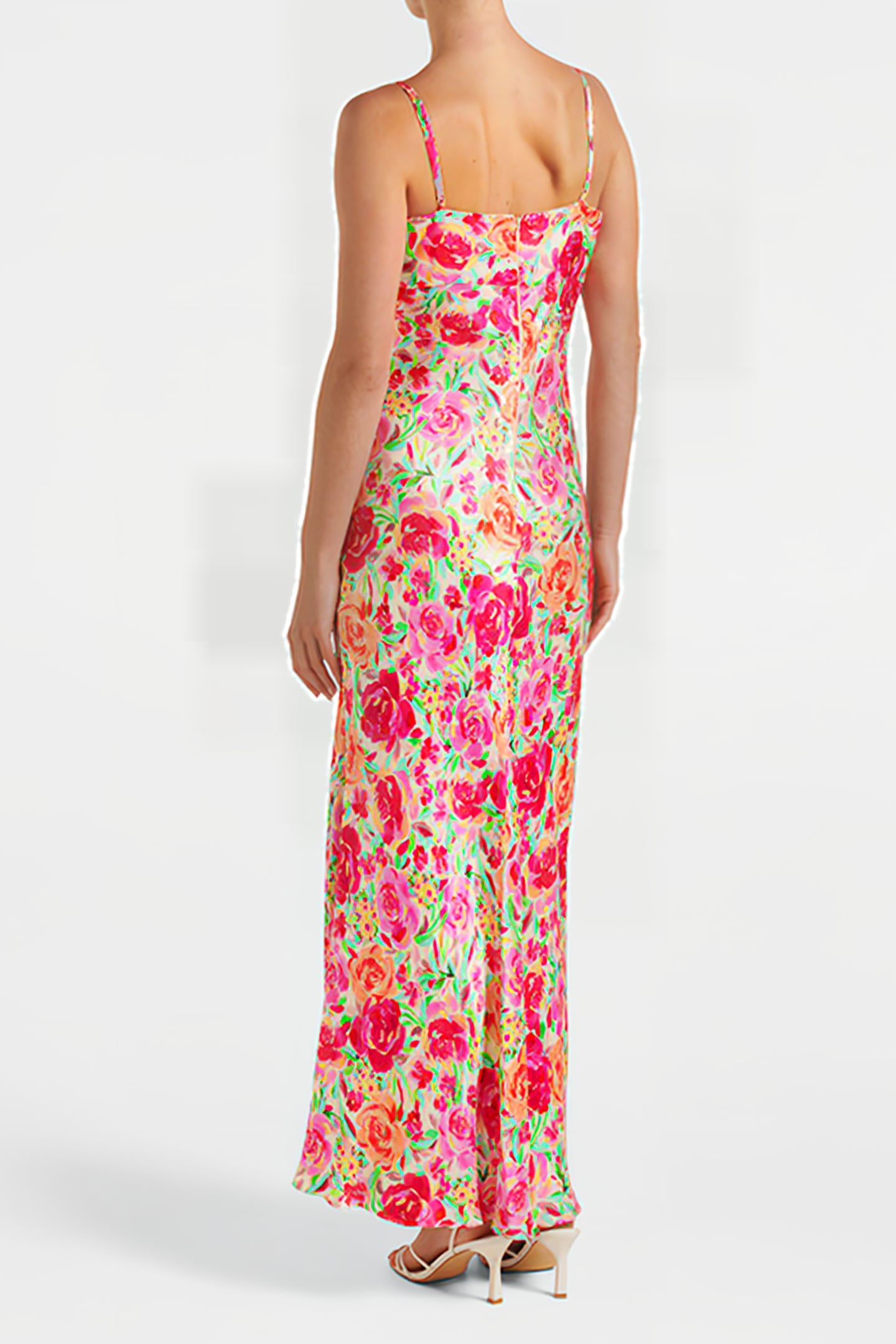 LESLIE BUSTIER SLIP DRESS ROZALIA FLORAL 2