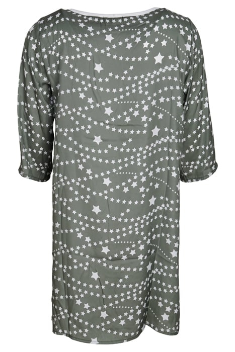 DRESS SEVILLA GREEN WITH STARS 2