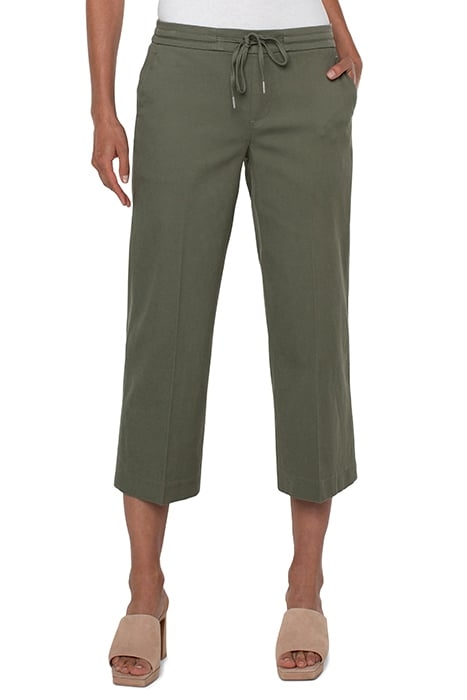 KELSEY CULOTTE W/ TIE FRONT DRIED BASIL 1