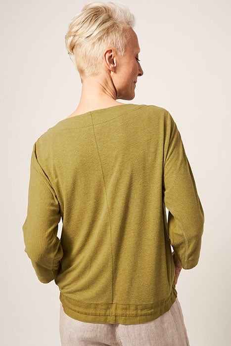 MADDIE MIX TOP MID GREEN 2