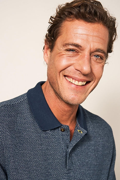 MICRO DOT POLO DEEP BLUE 3