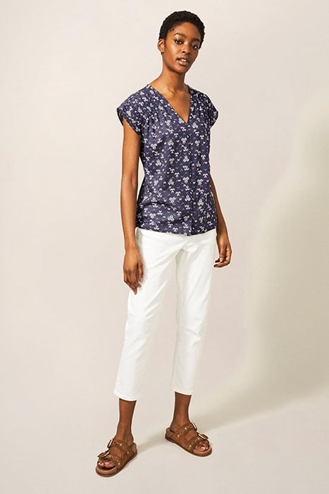 RAE ORGANIC COTTON VEST PURPLE MULTI 1