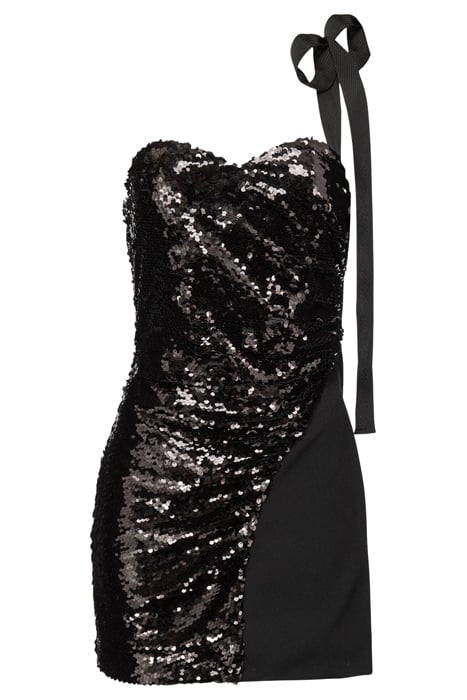 LIME ABITO FULL PAILLETTES BLACK 6