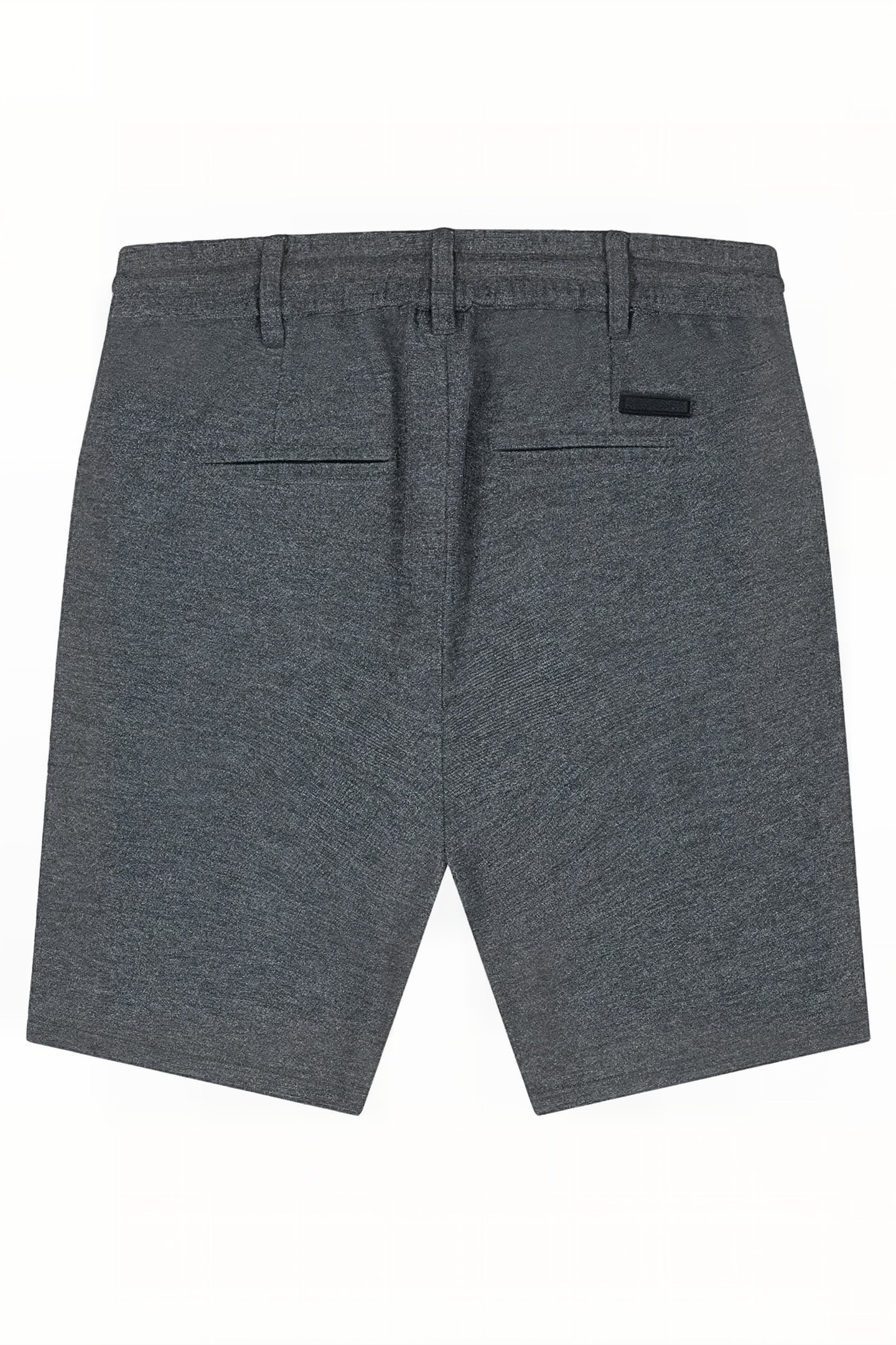 KEITH PIQUE SHORTS DARK GREY MELANGE 3