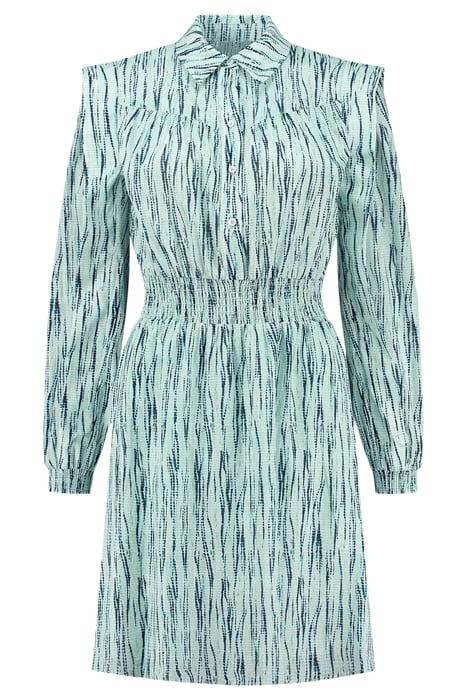 RAINA SHORT DRESS SHIBORI LAGOON 2