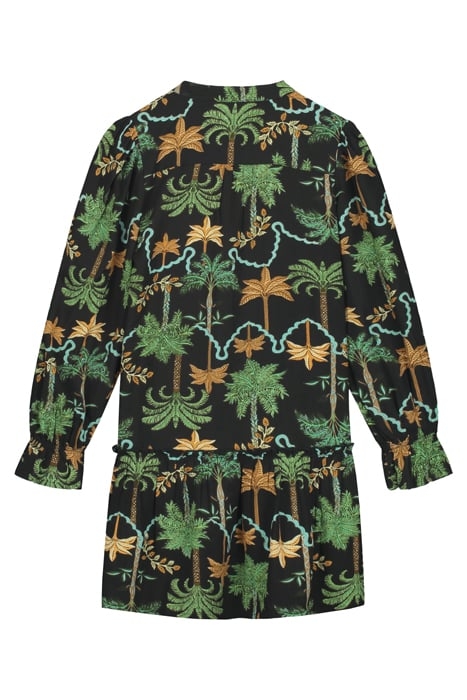 GIRLS TENERIFE DRESS JAIPUR PALM BLACK 2