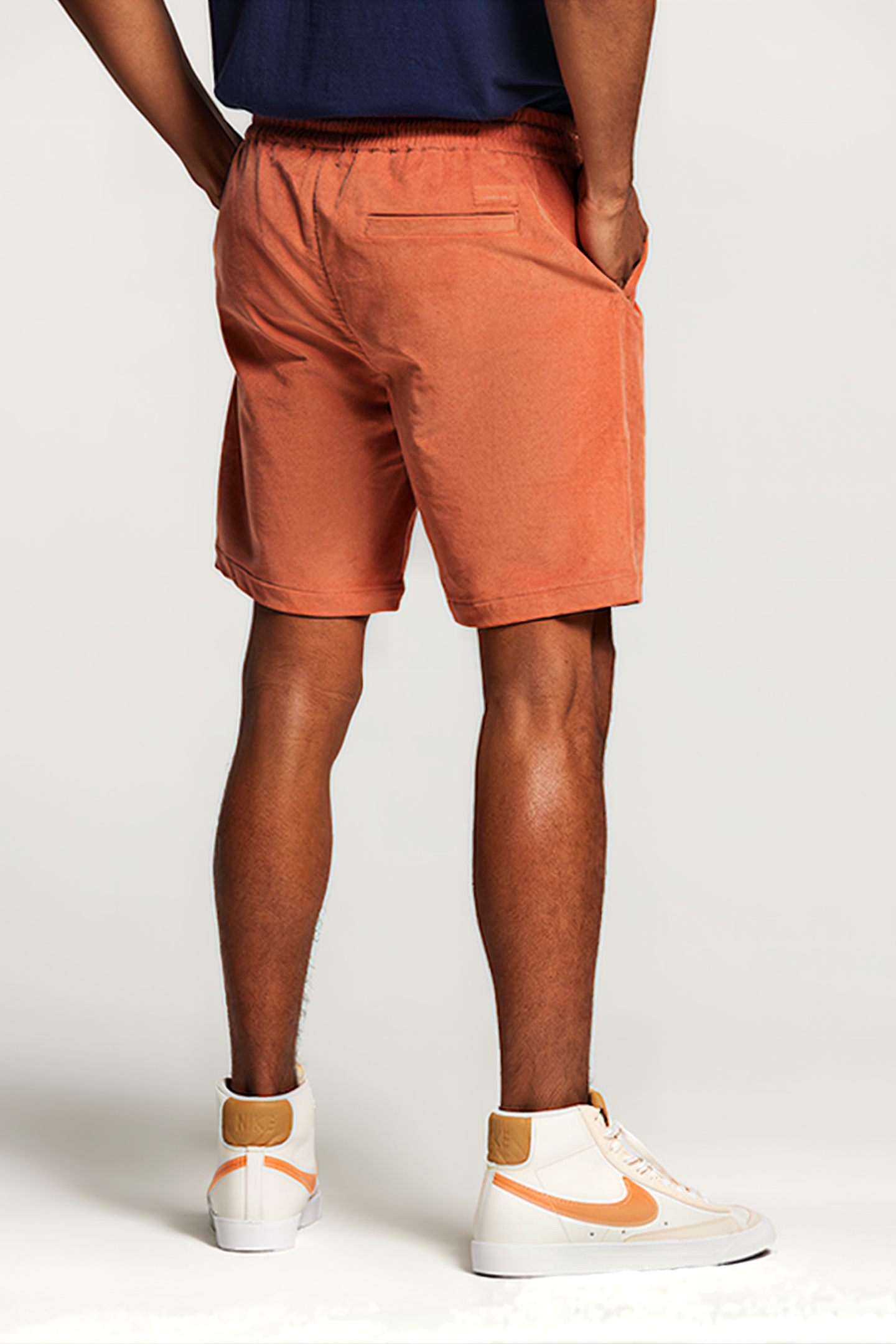 MEN REED SOFT RIB SHORT LIGHT RUST ORANGE 2