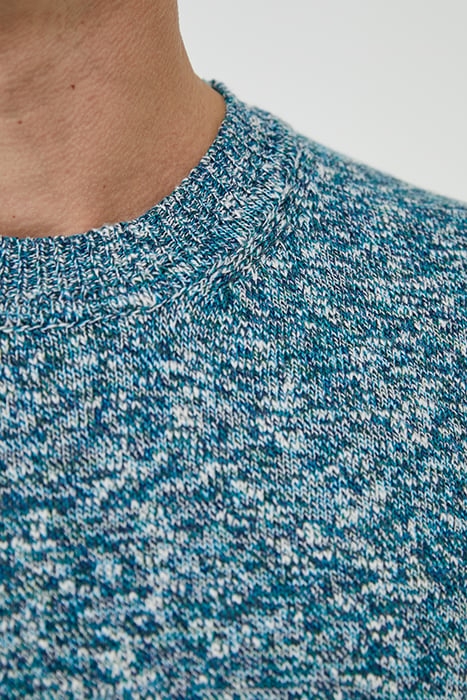 AQUA MOULINÉ KNIT SWEATER 5