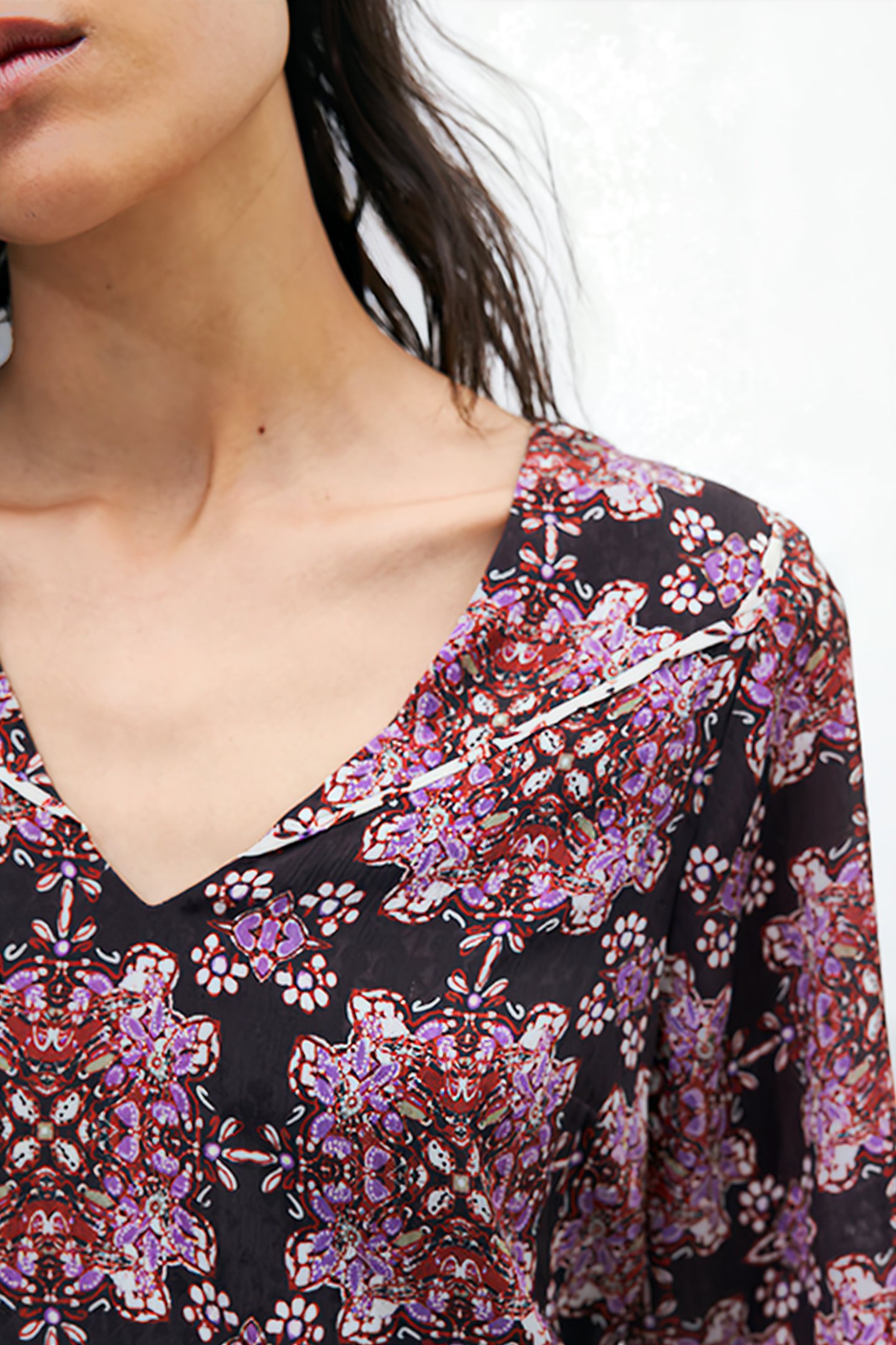 BOHO PRINT SHORT DRESS 4